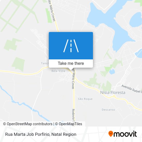 Rua Marta Job Porfírio map