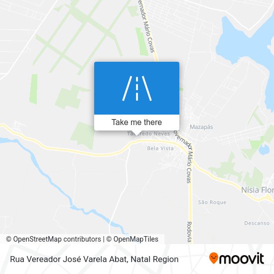 Rua Vereador José Varela Abat map