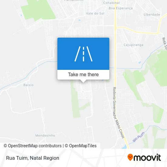 Rua Tuim map
