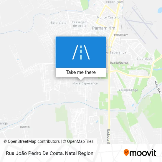 Rua João Pedro De Costa map