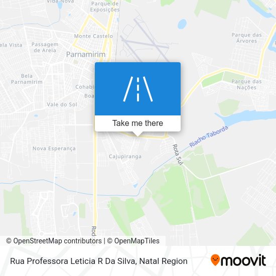 Rua Professora Leticia R Da Silva map