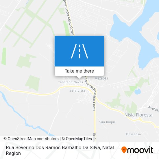 Rua Severino Dos Ramos Barbalho Da Silva map