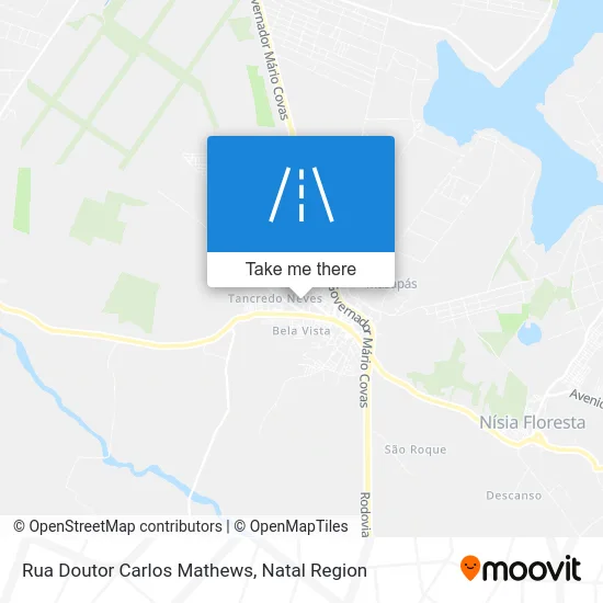 Rua Doutor Carlos Mathews map