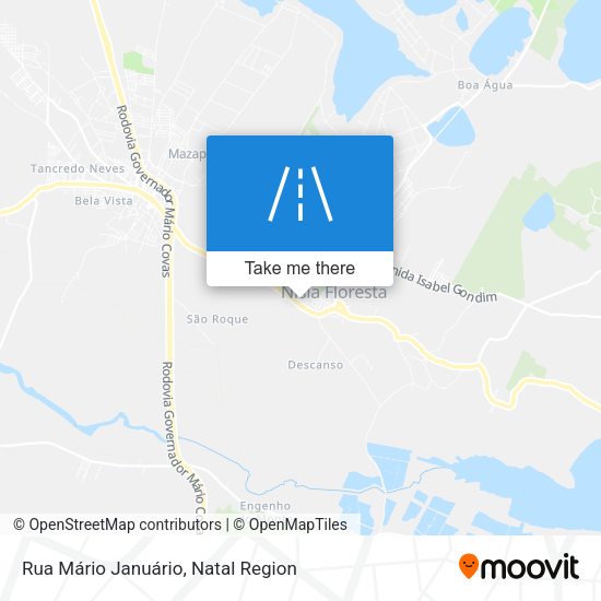 Rua Mário Januário map