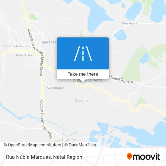 Rua Núbia Marques map