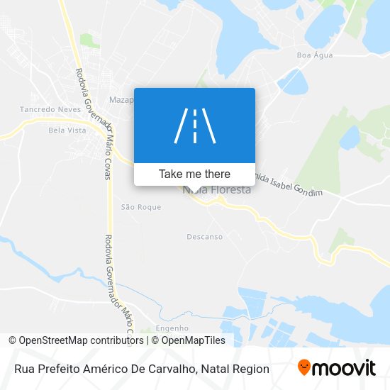 Rua Prefeito Américo De Carvalho map