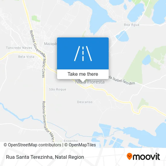 Rua Santa Terezinha map