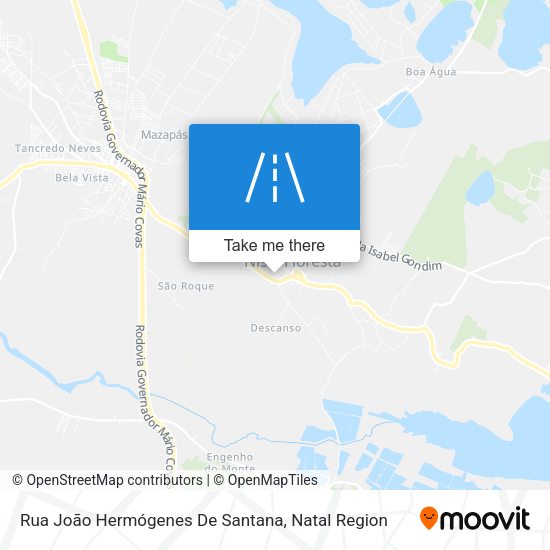 Rua João Hermógenes De Santana map