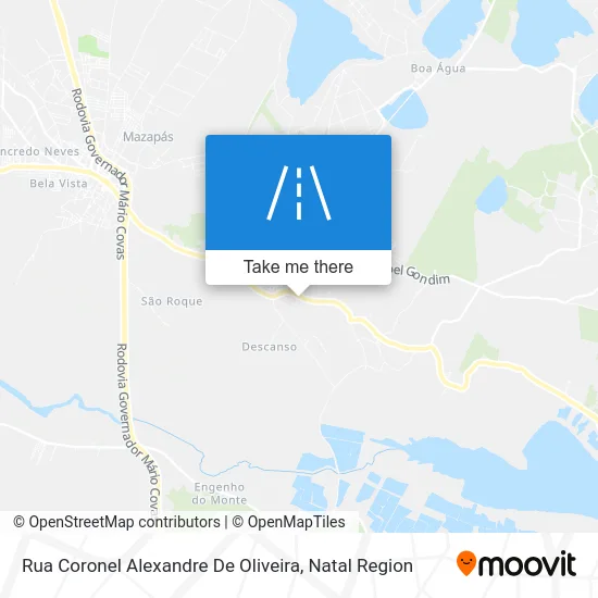 Rua Coronel Alexandre De Oliveira map