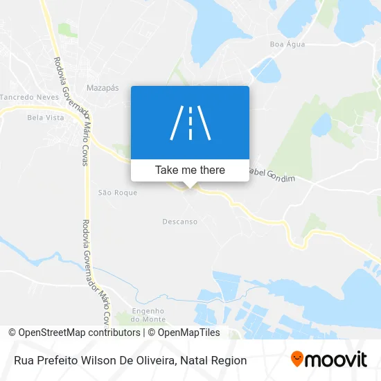 Rua Prefeito Wilson De Oliveira map