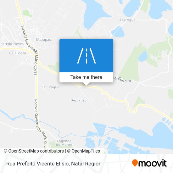 Rua Prefeito Vicente Elísio map