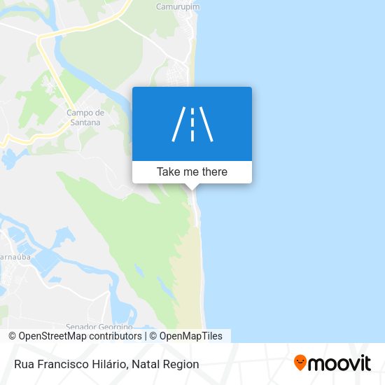 Rua Francisco Hilário map