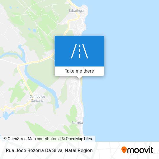 Rua José Bezerra Da Silva map