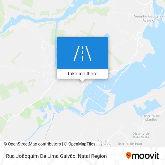 Rua Joãoquim De Lima Galvão map