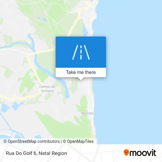 Rua Do Golf 6 map