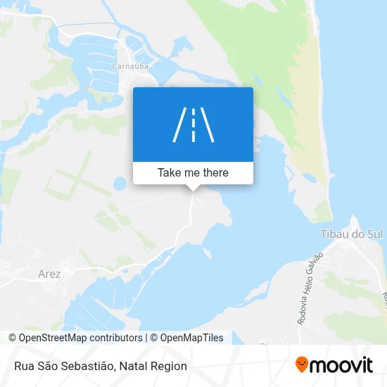 Rua São Sebastião map