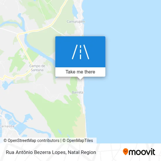 Rua Antônio Bezerra Lopes map