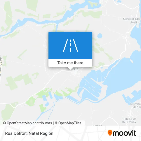 Rua Detroit map