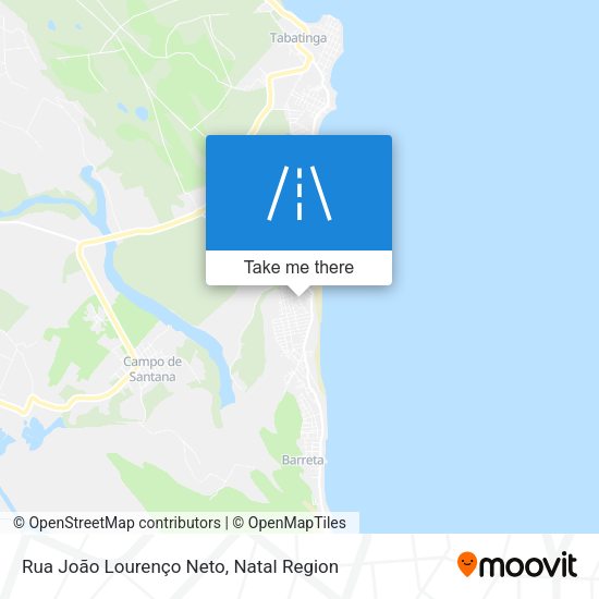 Rua João Lourenço Neto map