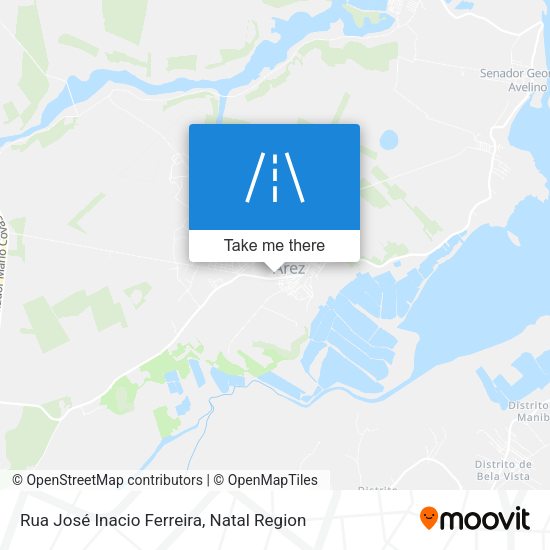 Rua José Inacio Ferreira map
