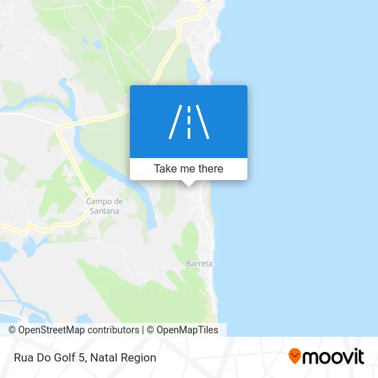 Rua Do Golf 5 map
