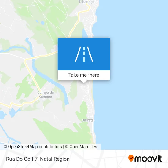 Rua Do Golf 7 map