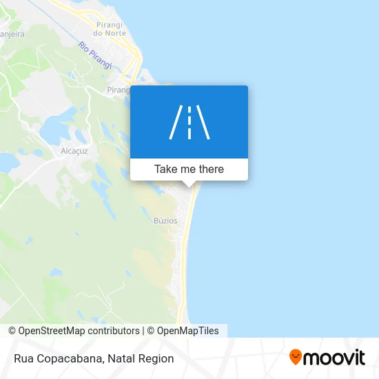 Rua Copacabana map