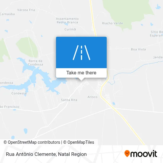 Rua Antônio Clemente map
