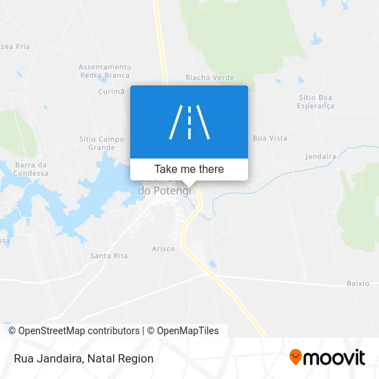 Rua Jandaira map