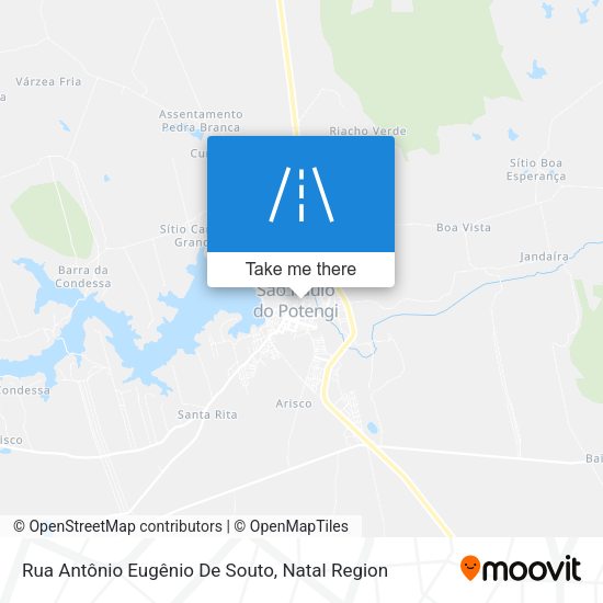 Rua Antônio Eugênio De Souto map