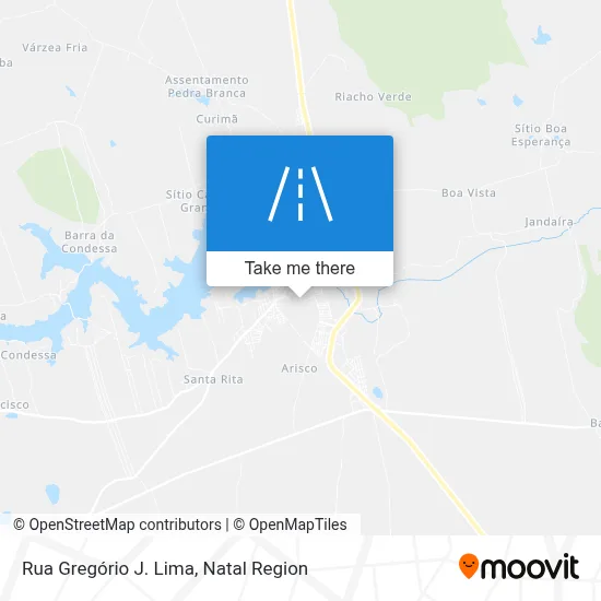 Rua Gregório J. Lima map