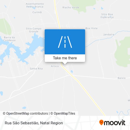Rua São Sebastião map
