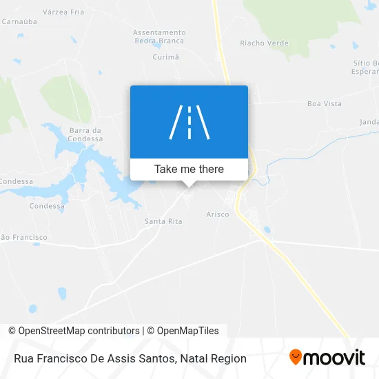 Rua Francisco De Assis Santos map