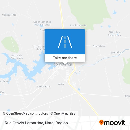 Rua Otávio Lamartine map