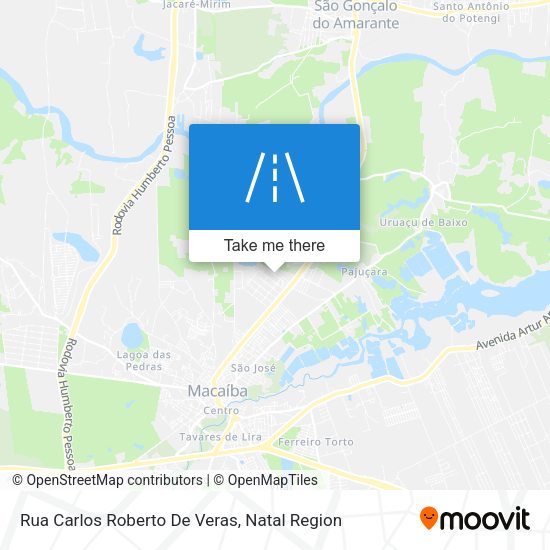Rua Carlos Roberto De Veras map