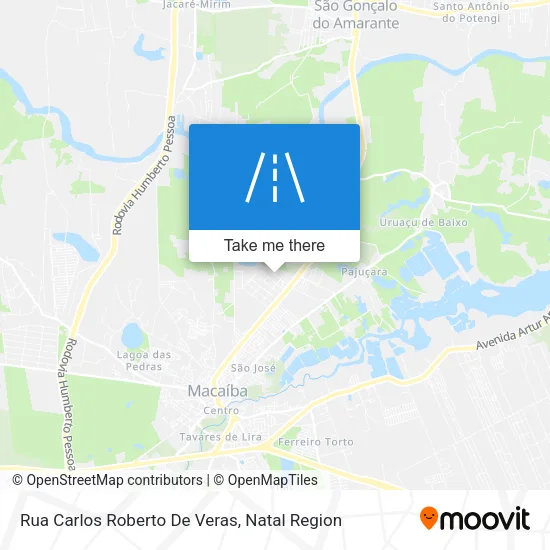 Rua Carlos Roberto De Veras map