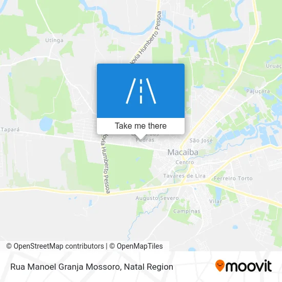 Rua Manoel Granja Mossoro map