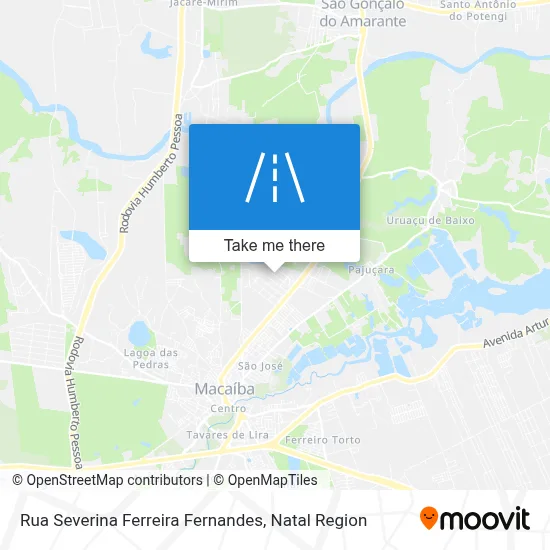 Rua Severina Ferreira Fernandes map
