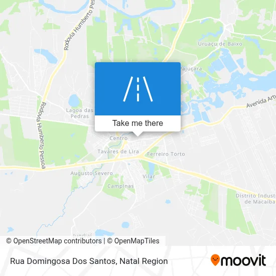 Rua Domingosa Dos Santos map