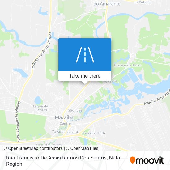 Rua Francisco De Assis Ramos Dos Santos map