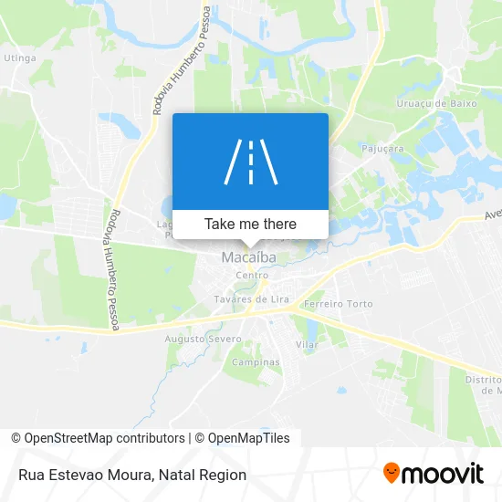 Rua Estevao Moura map