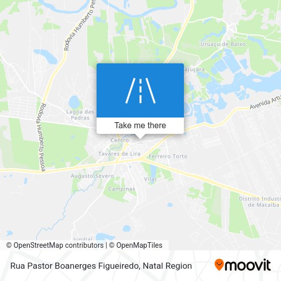 Rua Pastor Boanerges Figueiredo map