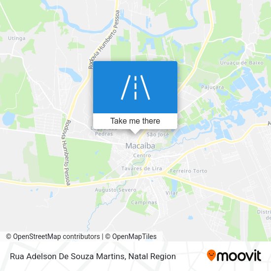 Rua Adelson De Souza Martins map