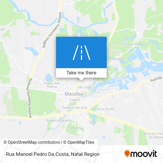 Rua Manoel Pedro Da Costa map