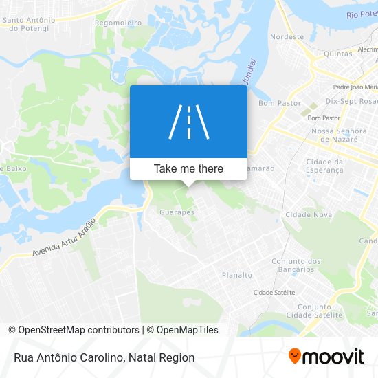 Rua Antônio Carolino map