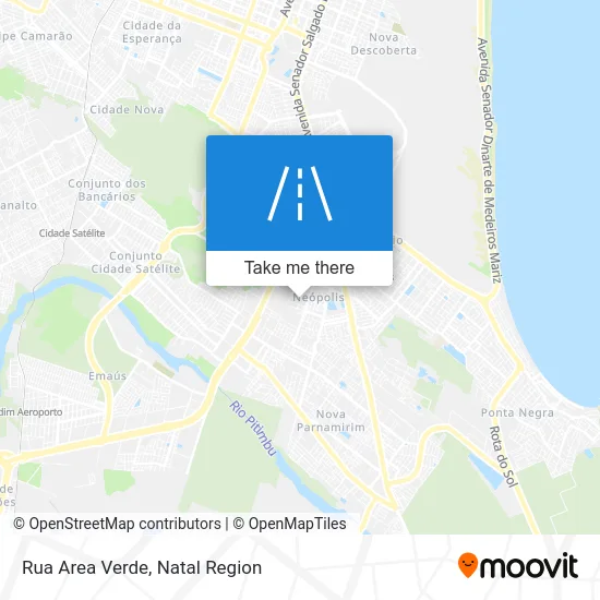 Rua Area Verde map