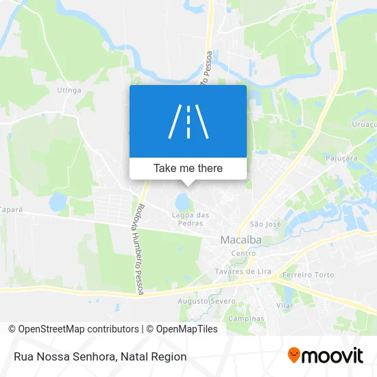 Rua Nossa Senhora map