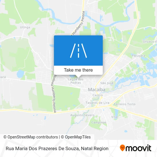 Rua Maria Dos Prazeres De Souza map