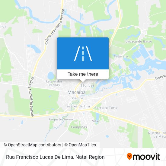 Rua Francisco Lucas De Lima map