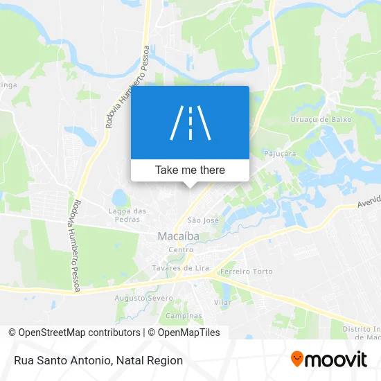 Rua Santo Antonio map